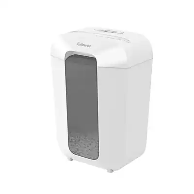 Front. Fellowes - Fellowes Powershred LX75 11-Sheet Crosscut Shredder (4405001) - White.