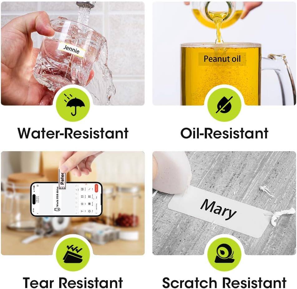 - Water-Resistant
- Oil-Resistant
- Tear Resistant
- Scratch Resistant