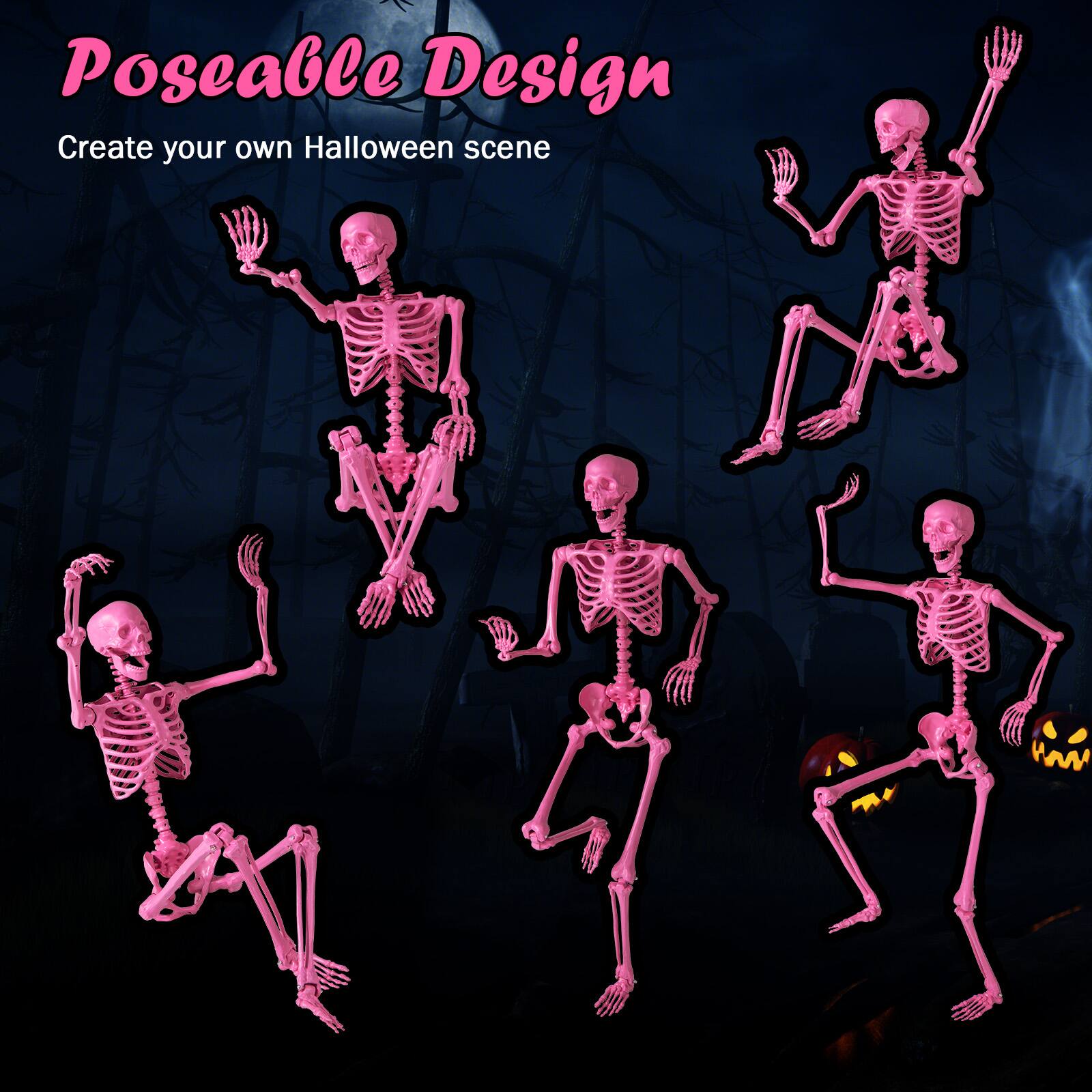 Poseable Design  
Create your own Halloween scene