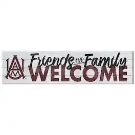 Jardine - Alabama A&M Bulldogs 10'' x 40'' Friends & Family Welcome Sign - White