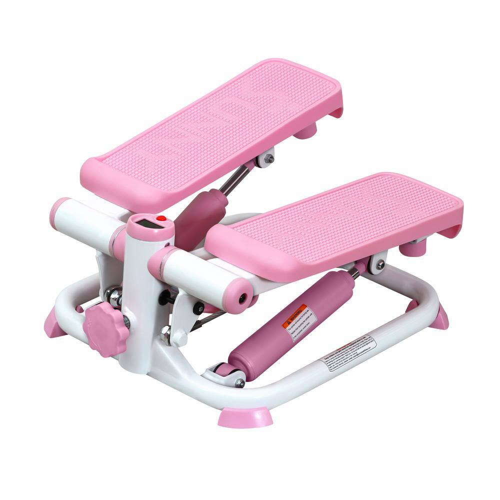 Front. Sunny Health & Fitness - Total Body Pink Stepper Machine - P2000 - Pink.