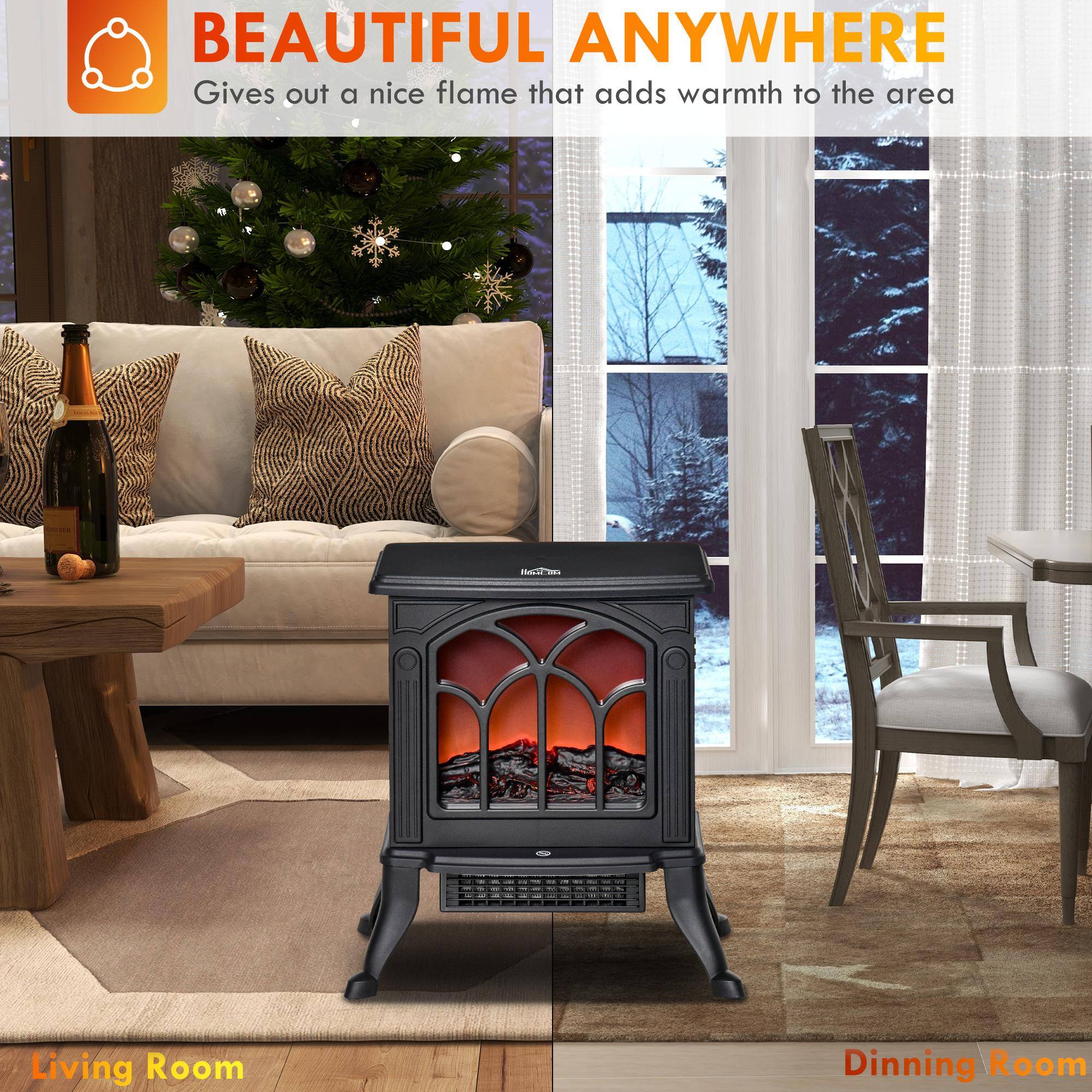 BEAUTIFUL ANYWHERE  
Gives out a nice flame that adds warmth to the area  

Living Room  
Dining Room