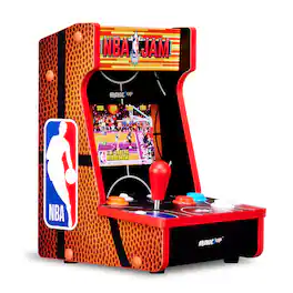 NBA JAM Countercade Arcade w/3 Games, 7" LCD Screen & Light-Up Marquee