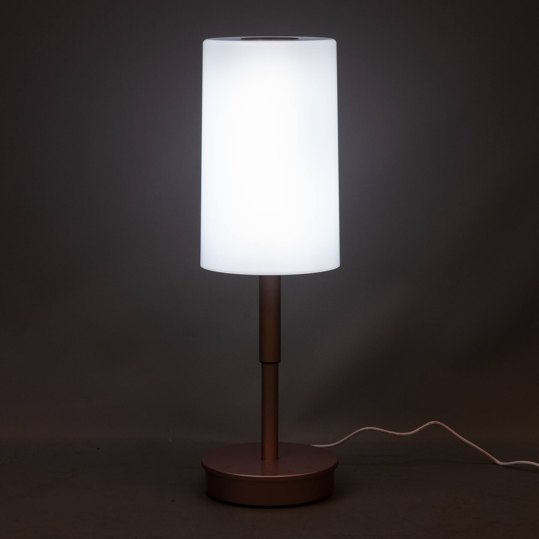 Left. UltraBrite - ROSEGOLD ULTRABRIGHT GLO LED DESKLAMP.