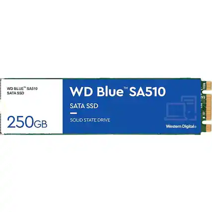 WD Blue™ SA510
SATA SSD
250GB
SOLID STATE DRIVE
Western Digital