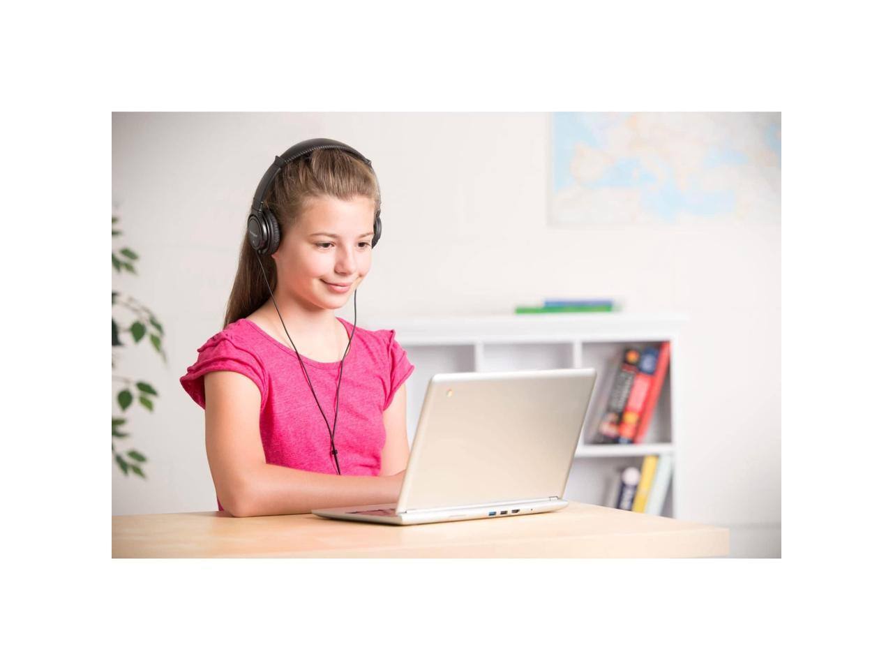 Alt View 6. Kensington - Kensington HE K97602WW Hi-Fi Headphones with Mic Retail - Red.