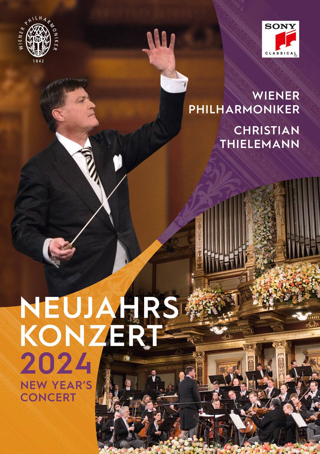 Front. Christian Thielemann - New Year's Concert 2024   - DVD.