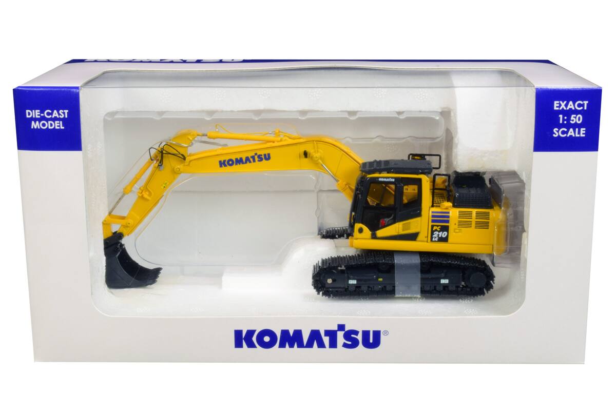 DIE-CAST MODEL  
EXACT 1:50 SCALE  
KOMATSU  
PC 210 LC