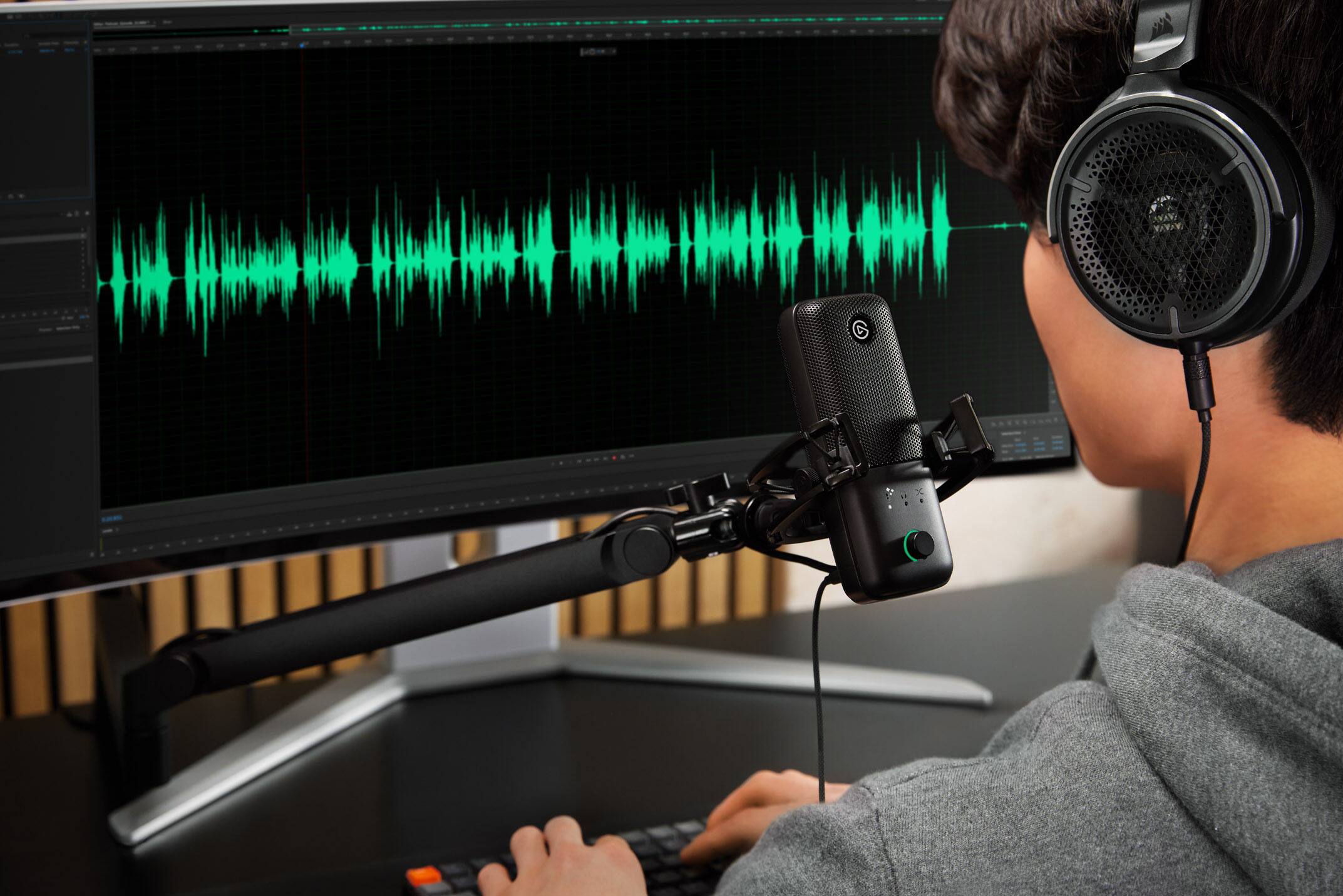 Alt View 11. Elgato - Wave:3 MK.2 – USB Condenser Microphone for Streaming & Podcasting w/Wave FX Processor - Works on PC and Mac.