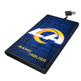 Keyscaper - Los Angeles Rams 5000mAh Flat Powerbank - Black