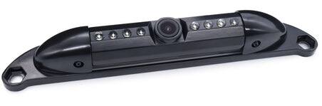 Angle. NVX - Universal Rearview License Plate Mount Camera with Full Metal Body - Black.