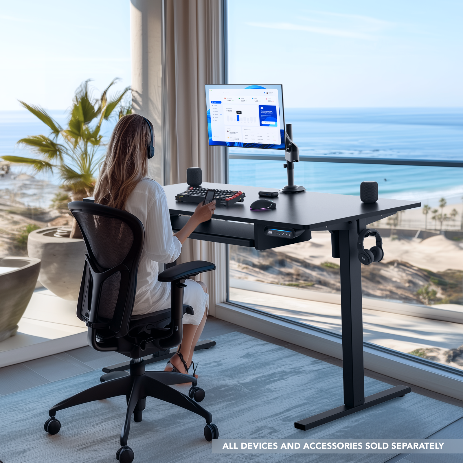 All devices and accessories sold separately.