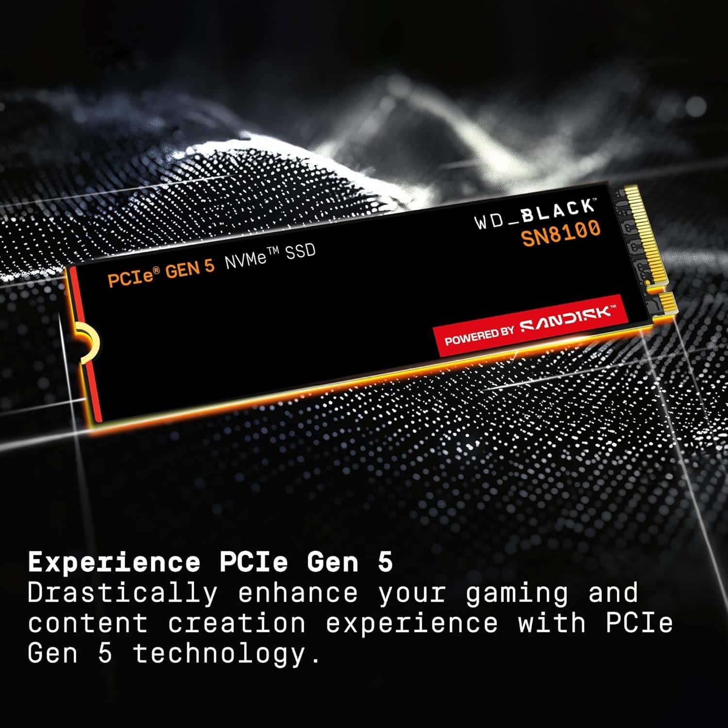 Western Digital WD_BLACK 1TB SN8100 NVMe SSD PCIe 5.0x4, M.2 2280