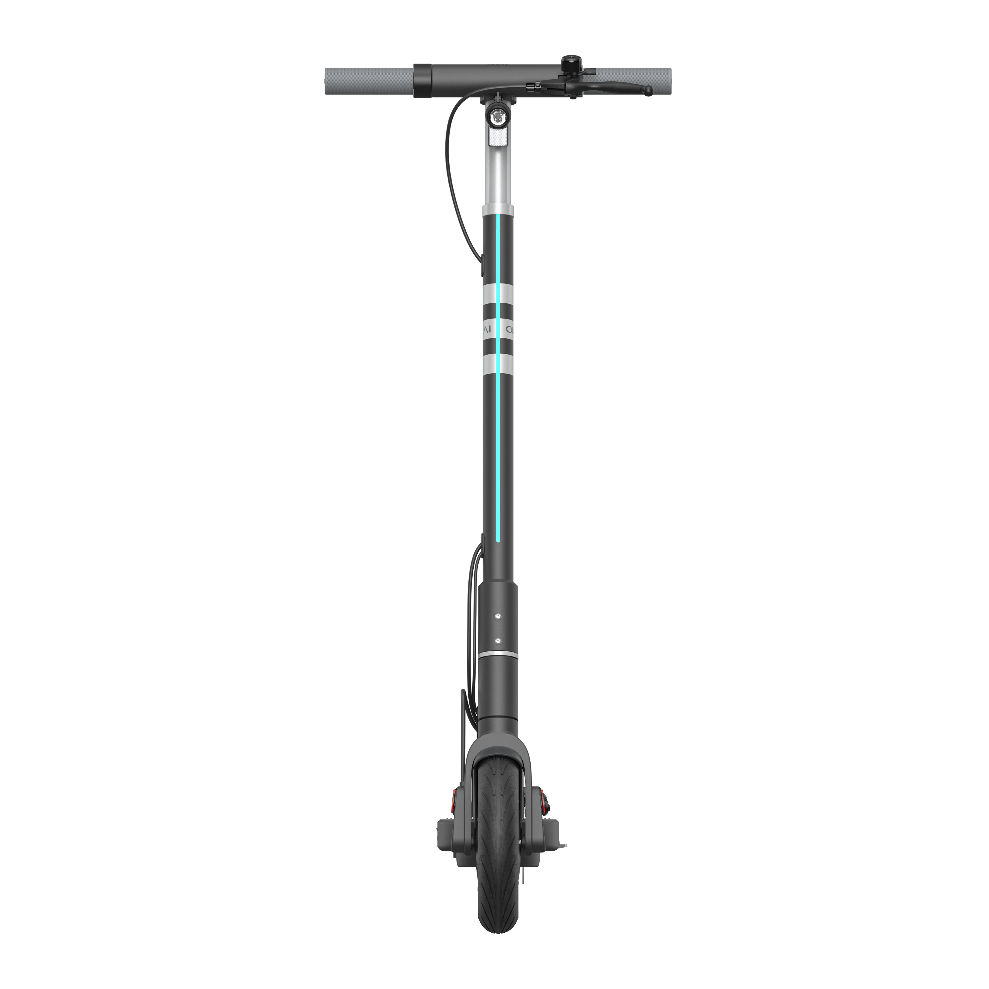 Back. TinyHomie - Foldable Electric Scooter 18 6 Miles 15 5mph Black - Black.