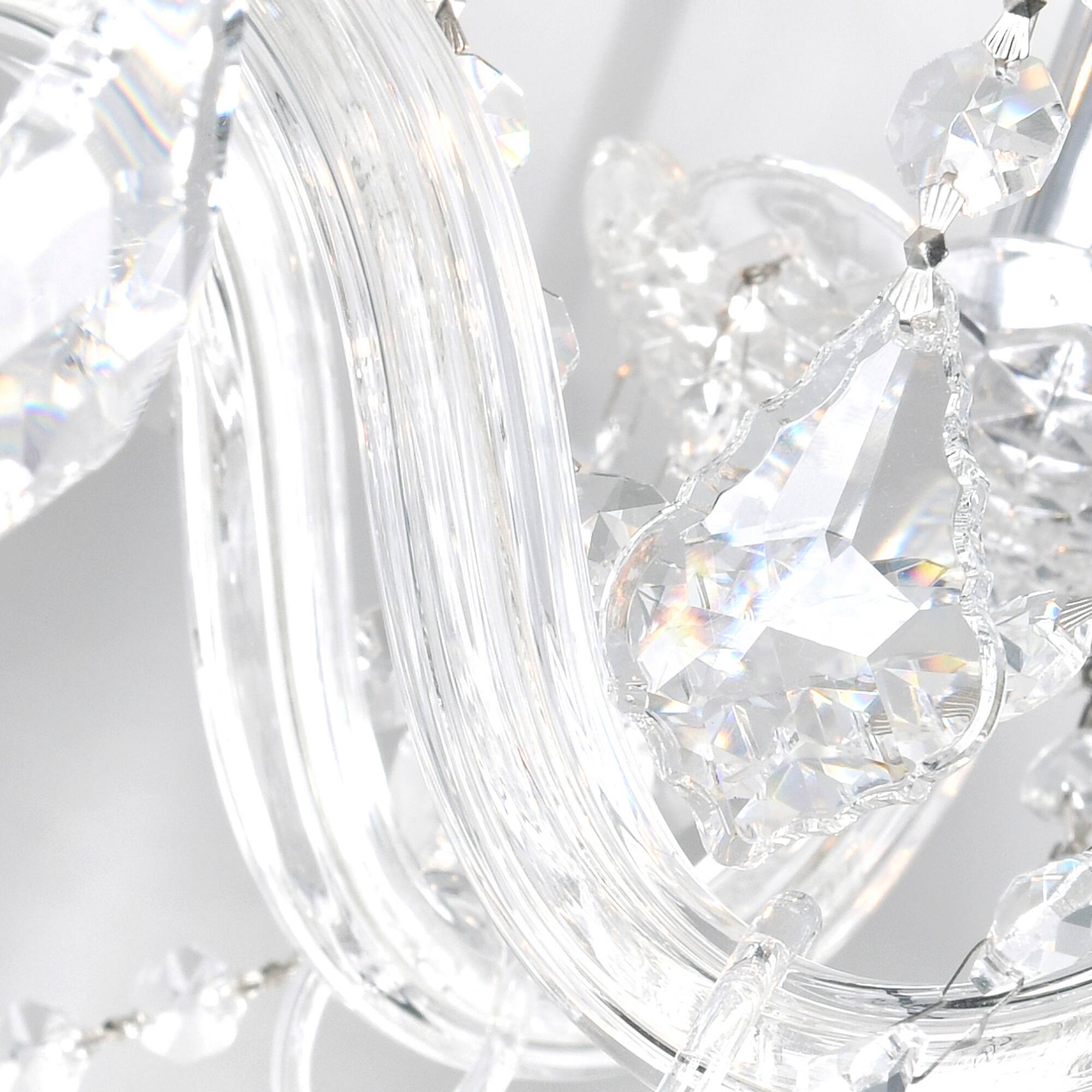 Left. CWI Lighting - Princeton 12 Light Down Chandelier With Chrome Finish - Chrome.