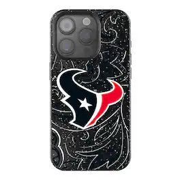 Keyscaper - NFL - Houston Texans - Paisley Bling iPhone Case - 15 - Black