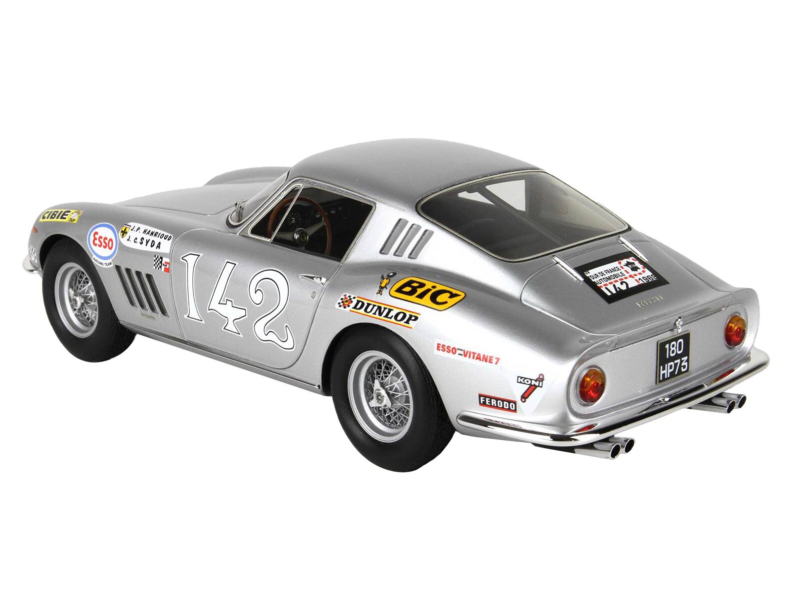 CIBIE  
J.P. Esso J. HANRIOUD CSYDA MULTI 142  
BiC DUNLOP ESSO-VITANE7 KONI FERODO  
AUTOMOBILE 1965 KIVI REAL 180 HP73