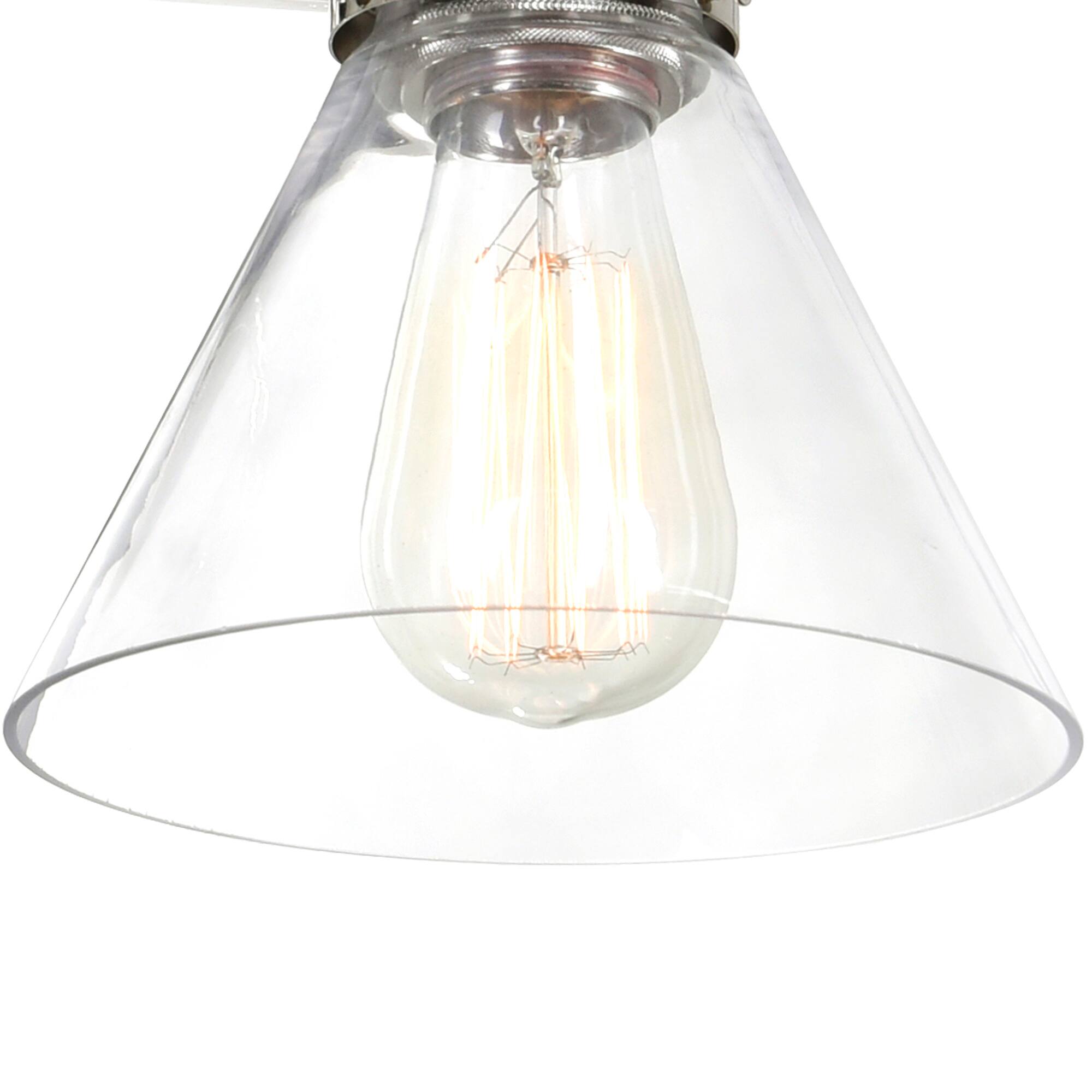 Alt View 1. CWI Lighting - Eustis 1 Light Wall Sconce With Polished Nickel Finish - Polished Nickel.