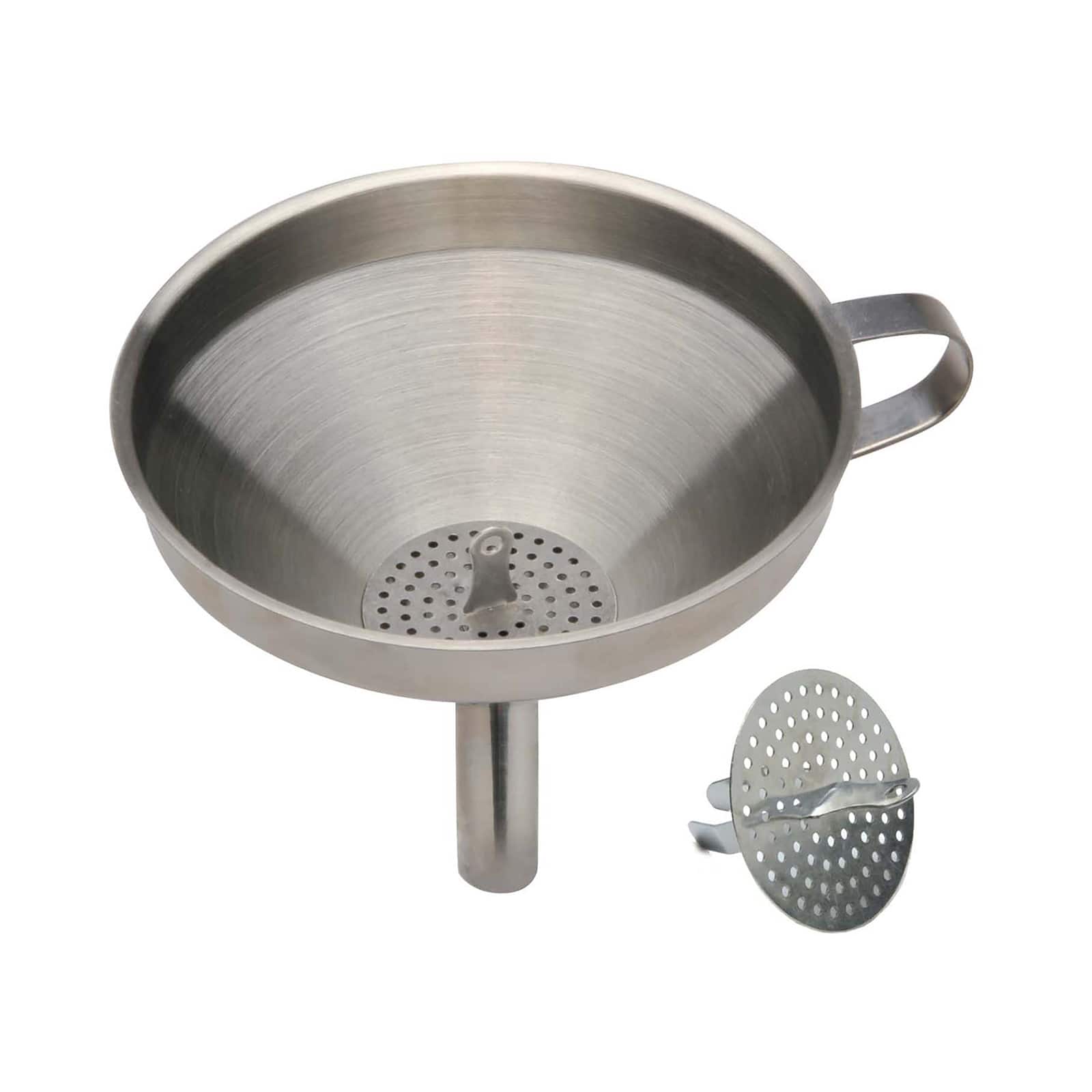 Norpro - Heavy Duty Stainless Steel Funnel with Detatchable Strainer, 5.5-Inch - Silver price history on PriceWatchPro