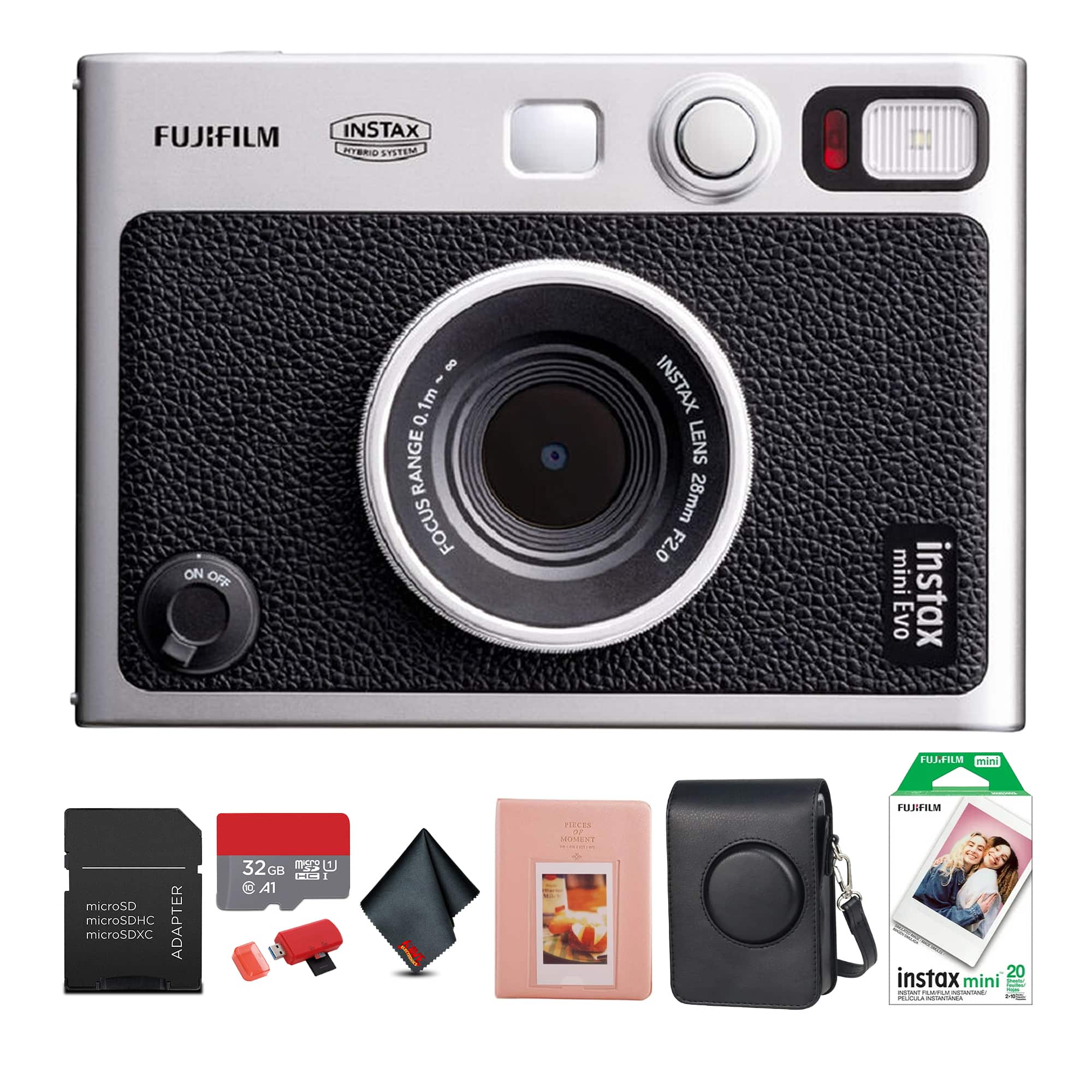 Fujifilm - INSTAX Mini EVO Hybrid Instant Camera Black, INSTAX MINI INSTANT FILM