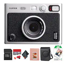 Fujifilm - INSTAX Mini EVO Hybrid Instant Camera Black, INSTAX MINI INSTANT FILM