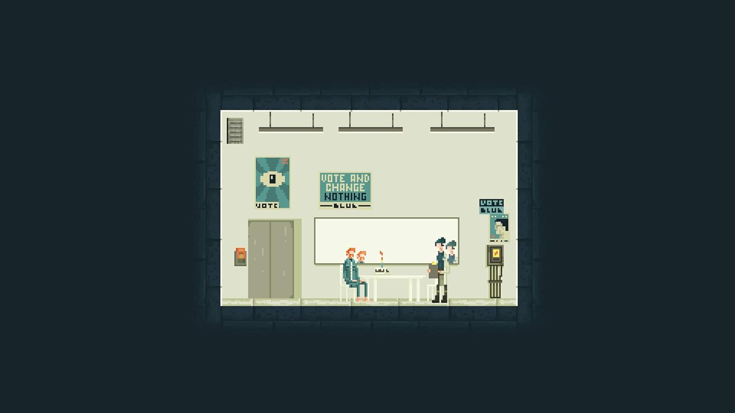 VOTE AND CHANGE NOTHING VOTE BLUE