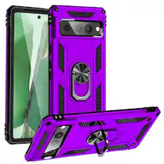 Front. Kitcheniva - Phone Cover Shockproof For Google Pixel 7 Purple - Purple.