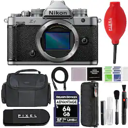 Zf Mirrorless Camera with Advanced Accessories and Travel Bundle | 1761 | nikon zf - Black