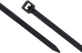 Grizzly Supply - 6" 18lb Miniature Cable Tie 1000/bag - Black