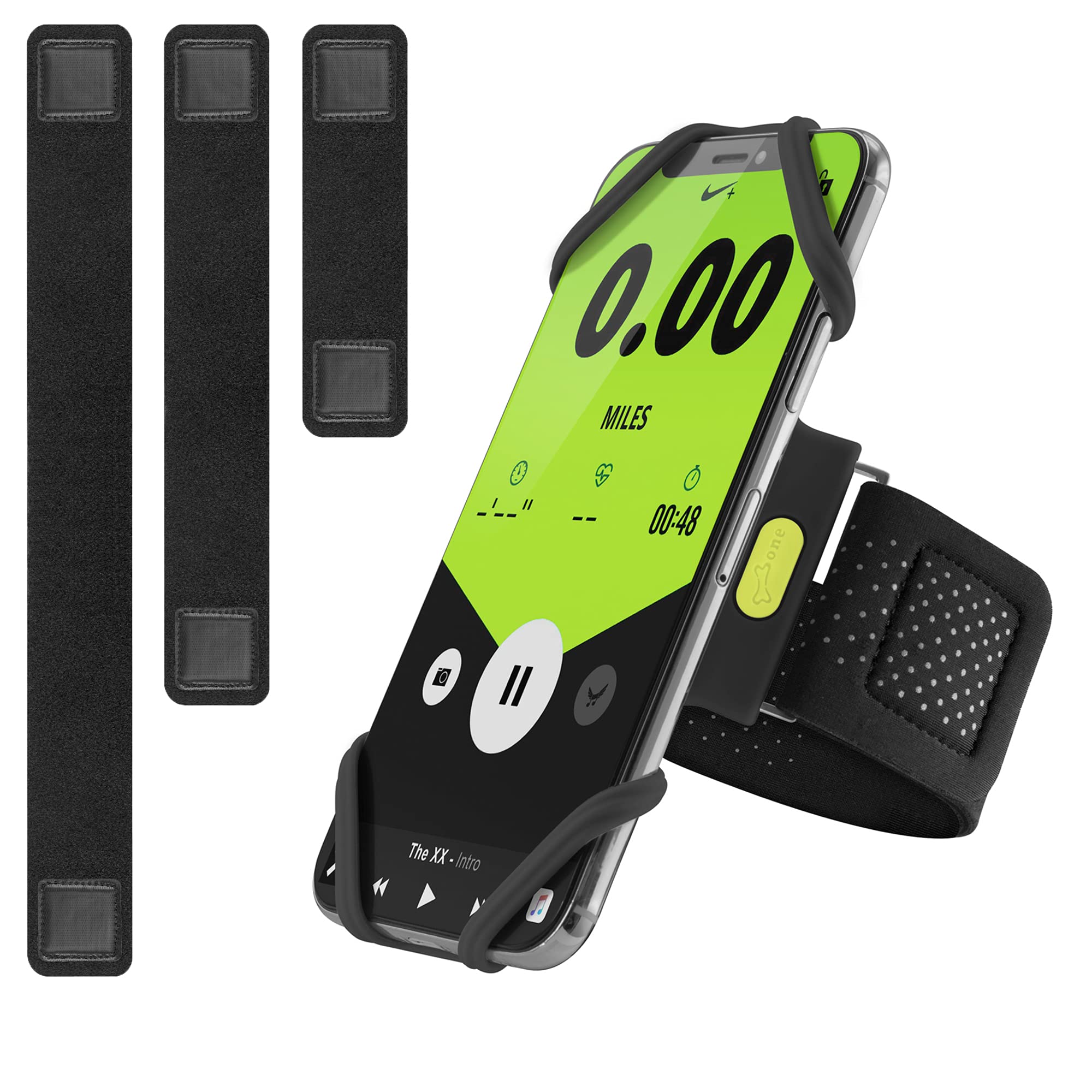 Empire DigiLabs - Run Tie Running Armband Phone Holder Jogging Band 4 6 For Pro Max Xs Xr X 8 alaxy Note S20 S9 S8 9 8 - Combo Set (All 3 Sizes)