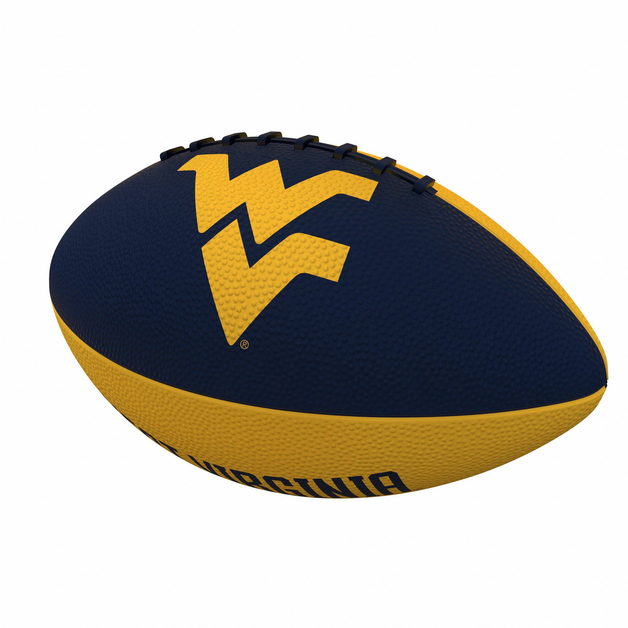 Alt View 2. Logo Brands - West Virginia Mountaineers Pinwheel Logo Junior Football - Multicolor.
