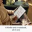 A Kindle and a notebook, all in one.