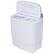 Alt View 1. Costway - Compact Mini Twin Tub 8 lb. Washing Machine - White and Grey.