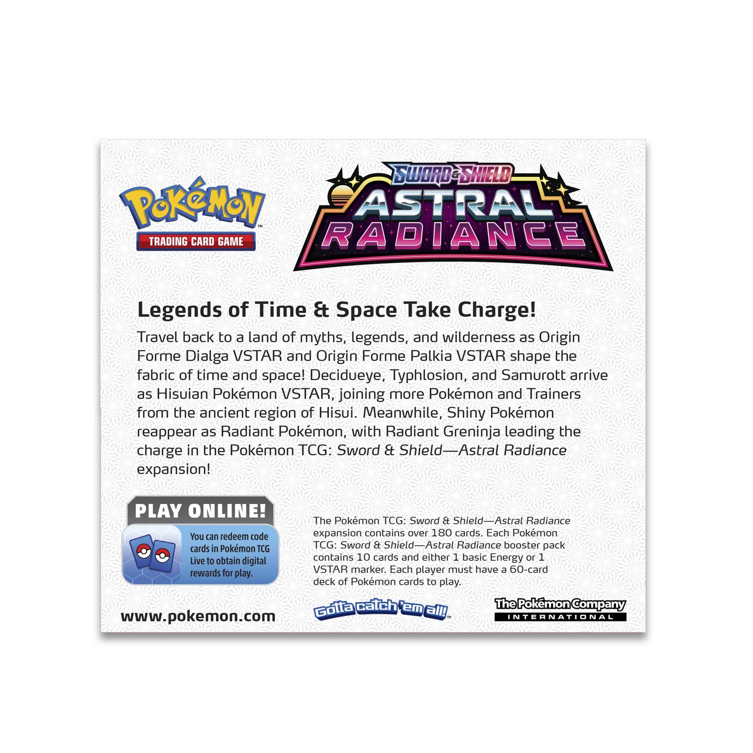 Pokmon Pokemon TCG: Sword & Shield Astral Radiance Booster Box 36 Packs -  Best Buy