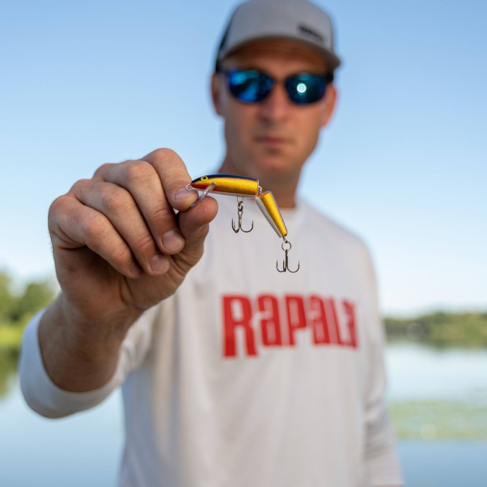 Alt View 4. Rapala - Rapala Jointed 05,  Fishing Lure, Blue - Blue.