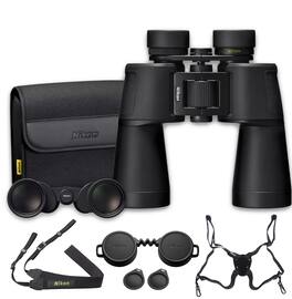 Nikon - 7x50 ActionWaterproof Marine Binoculars Bundle