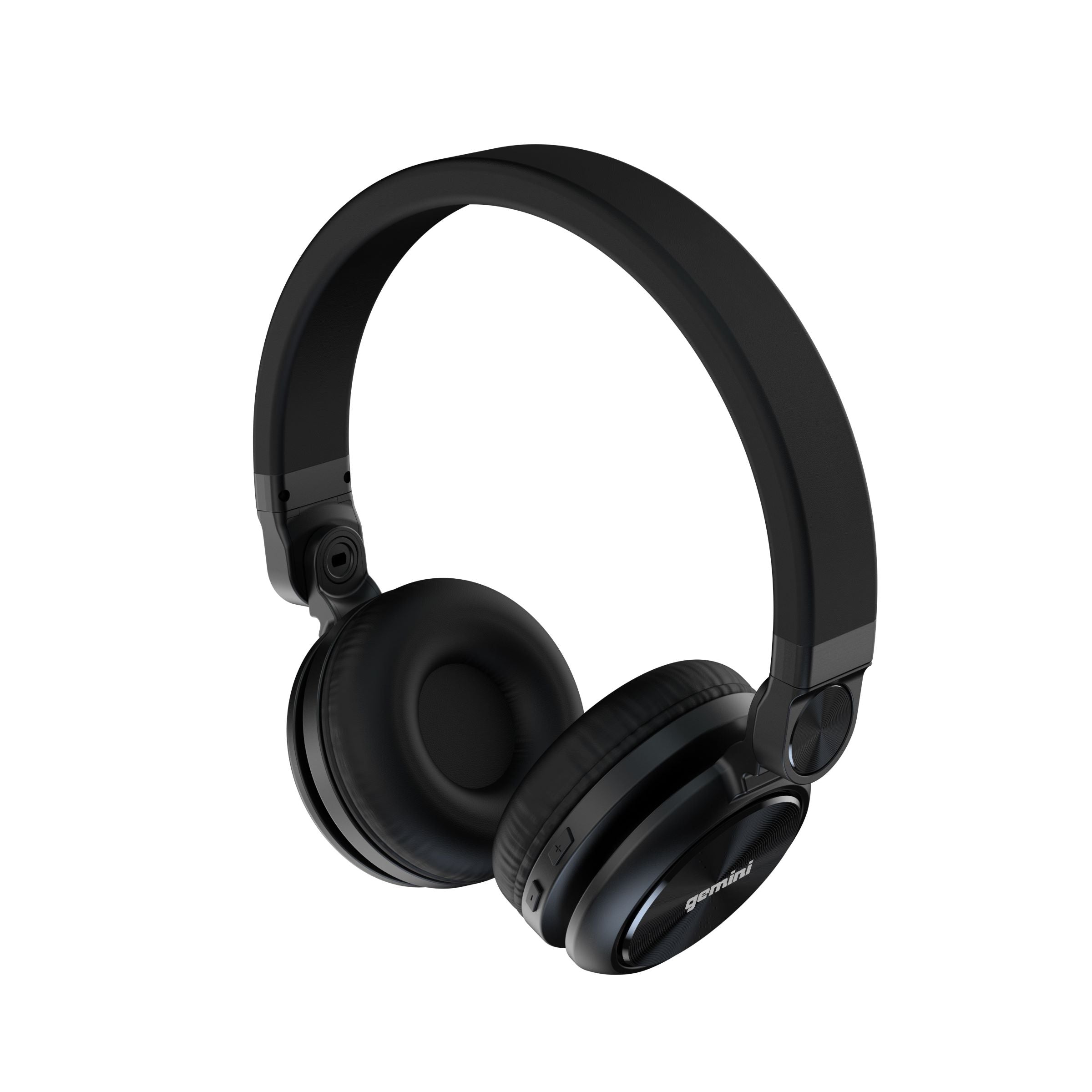 Back. Gemini - GBTX-200 wireless Bluetooth 5.4 headphones with ENC mic for calls, 40mm drivers and 3.5mm AUX input - Black.