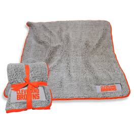 Logo Brands - Cleveland Browns 50" x 60" Frosty Fleece Team Blanket - Gray
