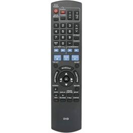 ZdalaMit - N2QAYB000196 Replacement Remote for Panasonic DVD Recorder Diga DMR-EZ28 DMR-EZ28K DMR-EZ28P DMR-EZ28PC - Black