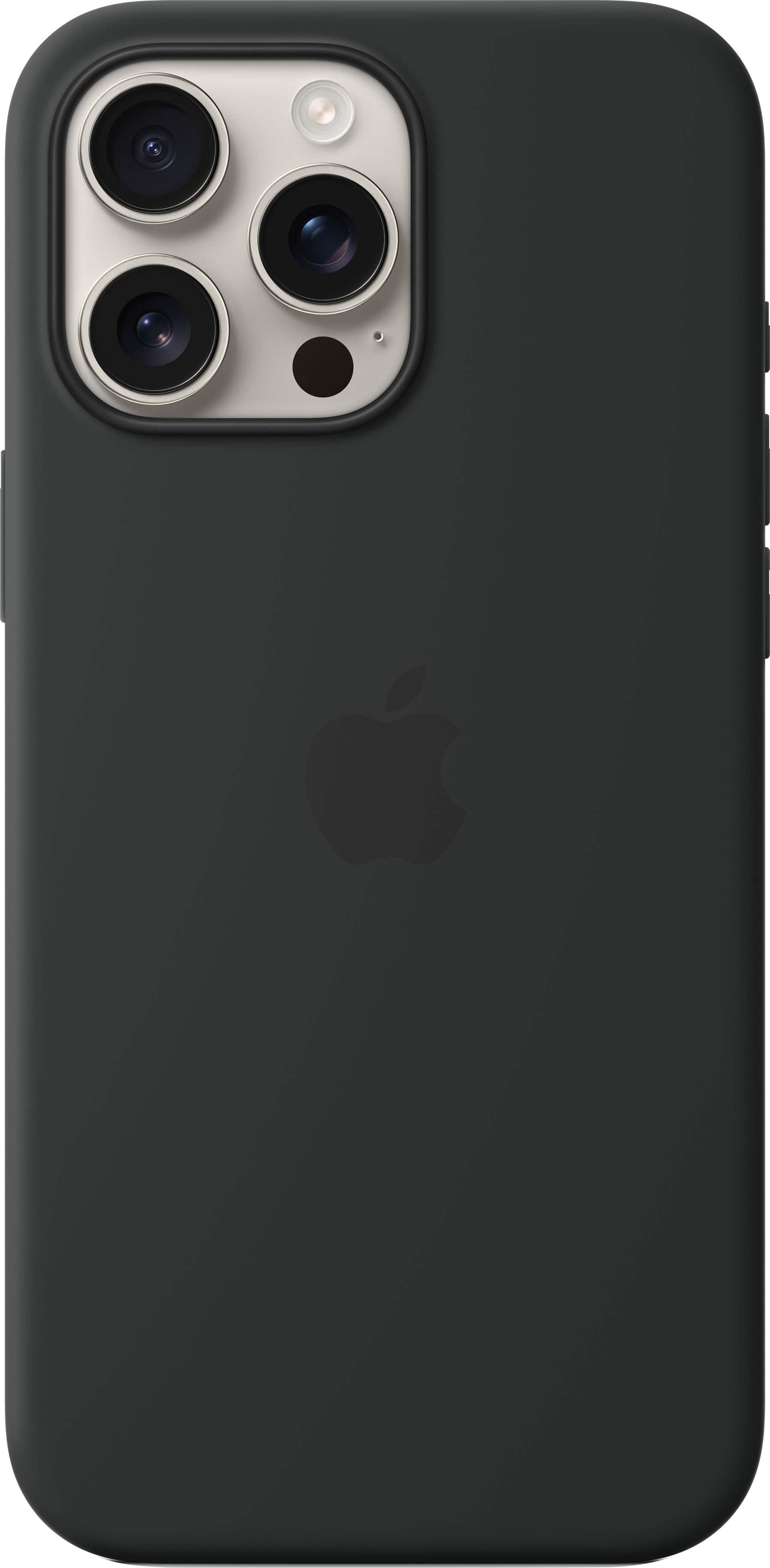 Alt View 11. Apple - iPhone 16 Pro Max Silicone Case with MagSafe - Black.