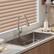 Alt View 3. Boyel Living - 3-Spray Patterns Single Handle Pull Down Sprayer Kitchen Faucet with Deck Plate and Ceramic Cartridge in Brushed Nickel - Brushed Nickel.