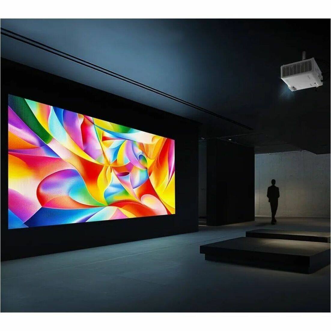 Alt View 40. ViewSonic - LS901-4K UHD 4K 5500 Lumens Laser Projector (HDMI, USB-A) - White.