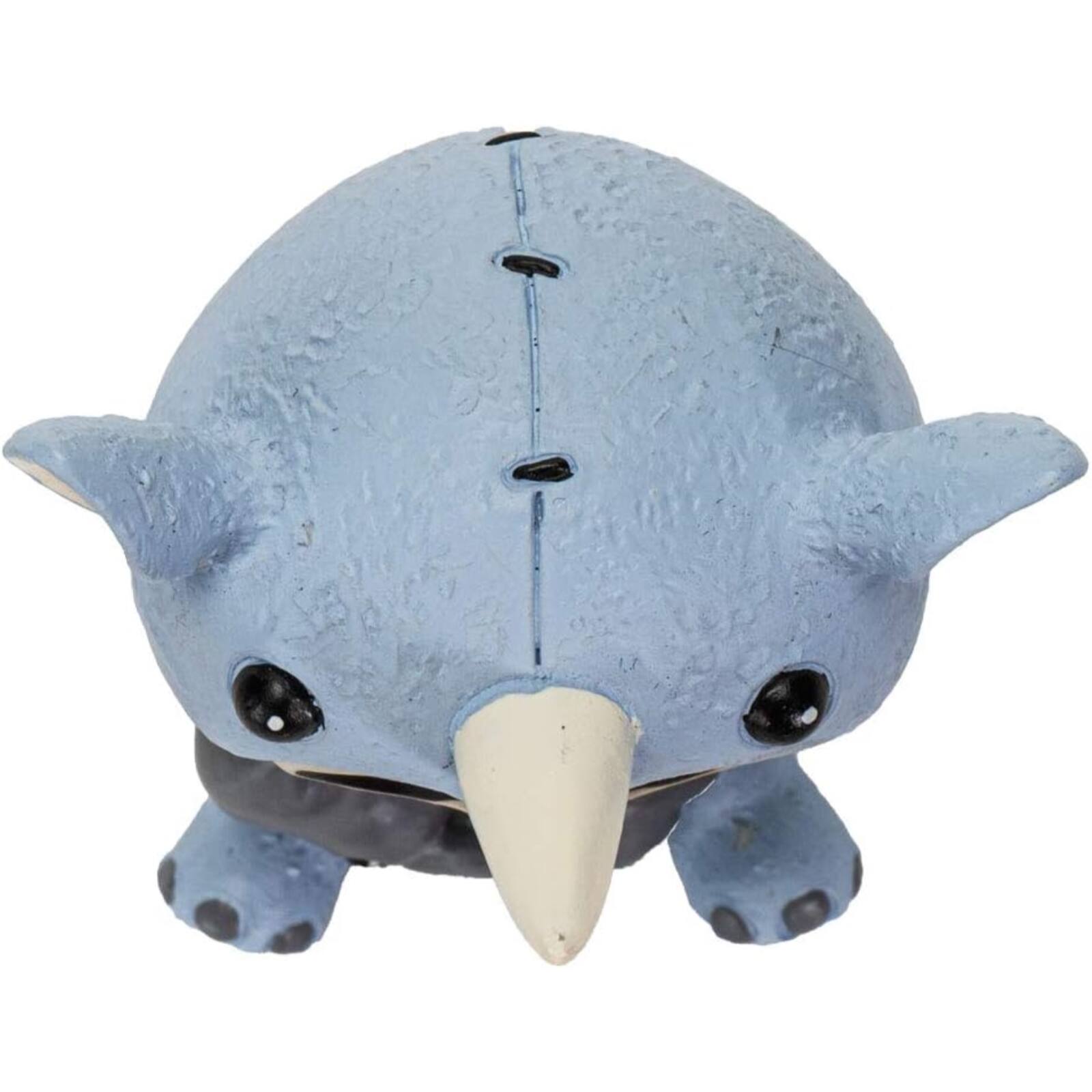 Back. Pacific Trading - Furrybones Buster Skeleton in Rhinoceros Costume Figurine 3 inch - Blue.