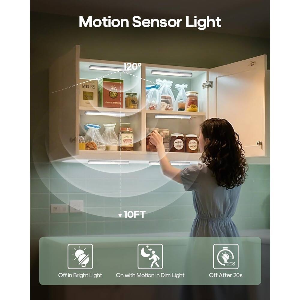 Motion Sensor Light

- 120°
- 10FT
- Off in Bright Light
- On with Motion in Dim Light
- Off After 20s