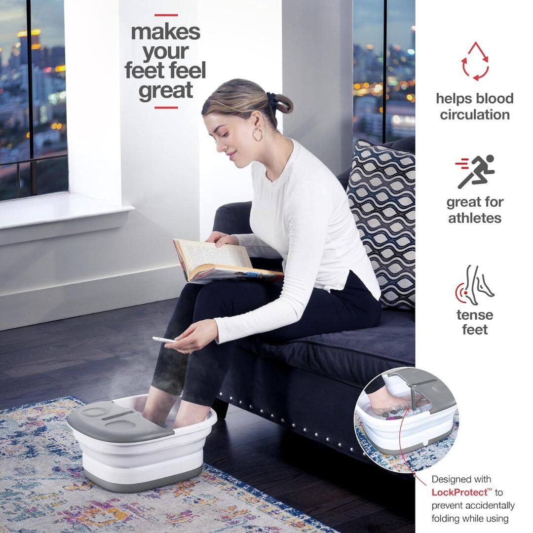 - makes your feet feel great
- helps blood circulation
- great for athletes
- tense feet

Designed with LockProtect™ to prevent accidentally folding while using