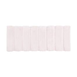 APRILSOUL - Luxury Oeko Tex Certified Stripe Bath Rug 100 Macro Spun Polyester Durable Tufted Construction - Blush