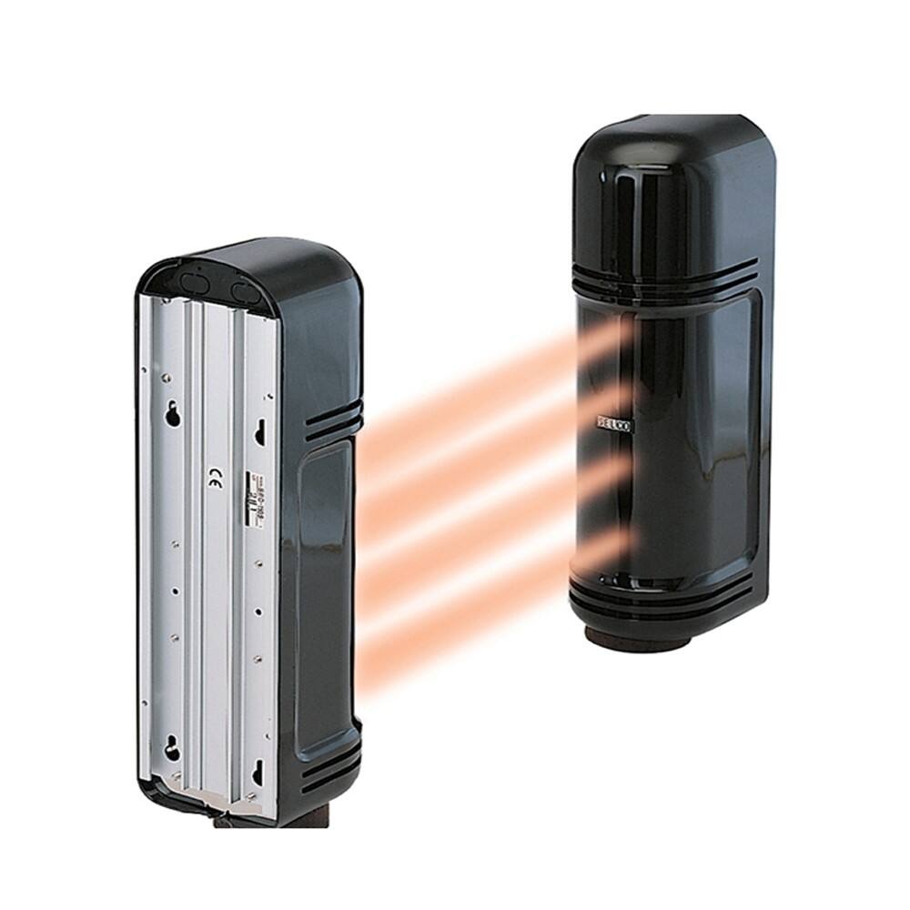 Front. SPT - Outdoor Quad-Beam Photoelectric Sensor for Up to 450 ft. in Black.