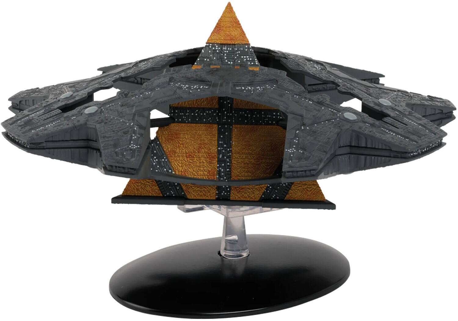 Front. PopMarket - Stargate - Goa-uld Mothership Die-Cast 6" Ship   - COLLECTIBLES - Multicolor.