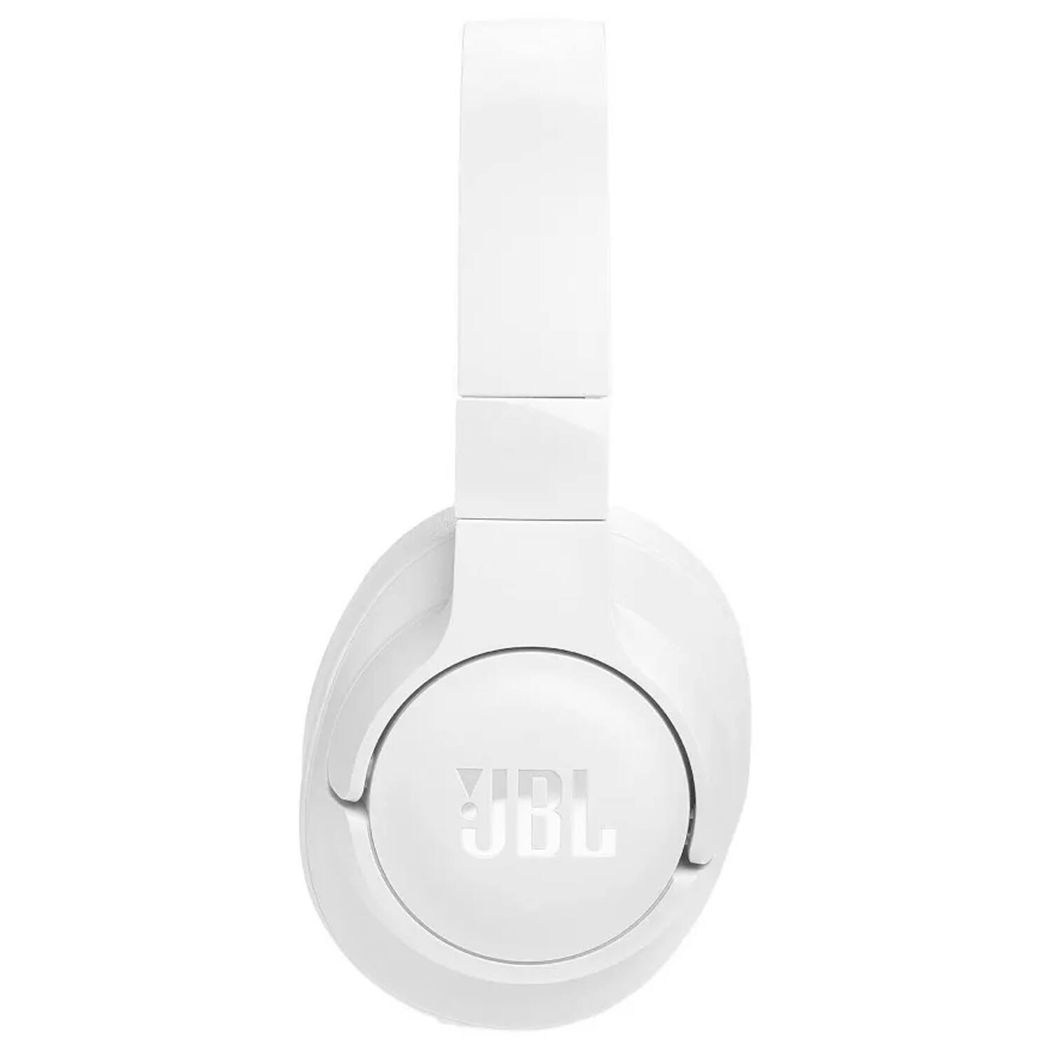 Alt View 2. JBL - JBL - Tune 770NC Adaptive Noise Cancelling Wireless Over-Ear Headphone - White - White.