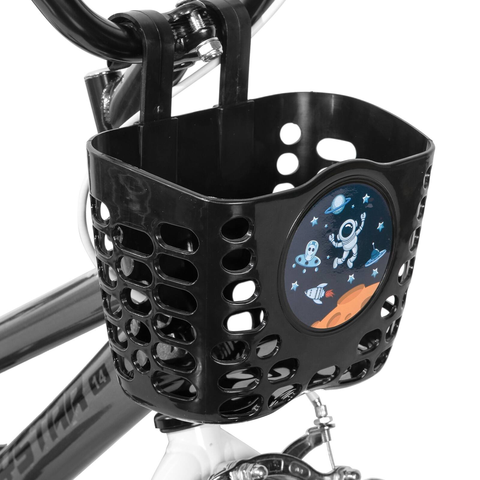 Alt View 7. JOYSTAR - JOYSTAR Pluto 18" Kids Bike with Light Up Training Wheels, Kids' Bicycle for Boys Girls Ages 5-9, Children Bikes, Grey - Grey.